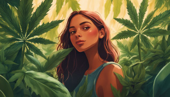 Girl Weed Wallpaper