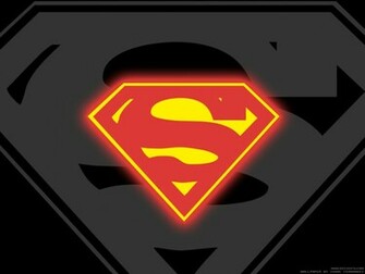 Black Superman Logo Wallpaper By