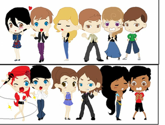 Modern Disney Princess And By Darkangelpuppet01 On