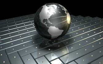 Metalic Globe Wallpaper HD