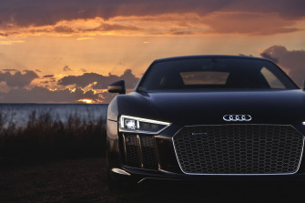 Black Audi R8 Wallpaper Background