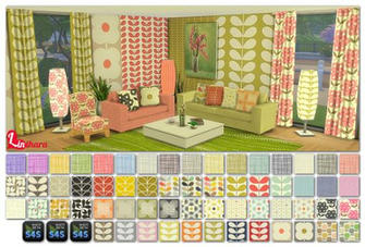 Room Curtains Pillows And More Recolors Sims Custom Content