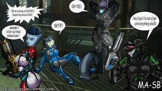 Mass Effect Funny Wallpaper Multiplayer Fun