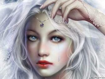 Fantasy Girl Art Poster Print Wallpaper