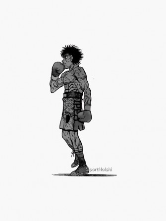 Hajime No Ippo Makunouchi Sticker By Sportnoishi