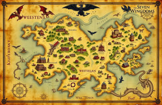 Westeros Map Wallpaper