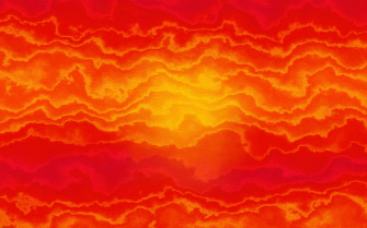 A Red And Orange Background With Sun Wallpaper