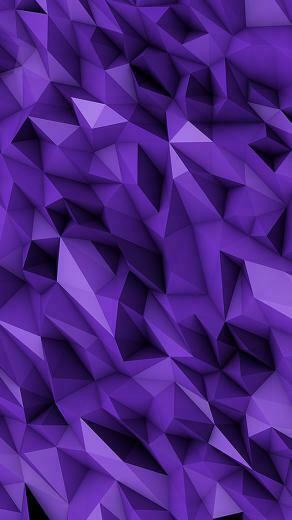 3d Purple Abstract Polygons Wallpaper iPhone