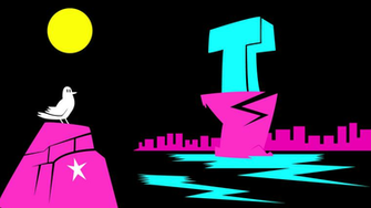 Made A Wallpaper Based On The Teen Titans Go Title Sequence