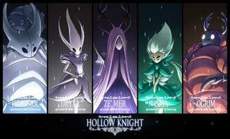 The Five Knights Hollow Knight In Night