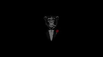 Dark Humor Monkey Wallpaper