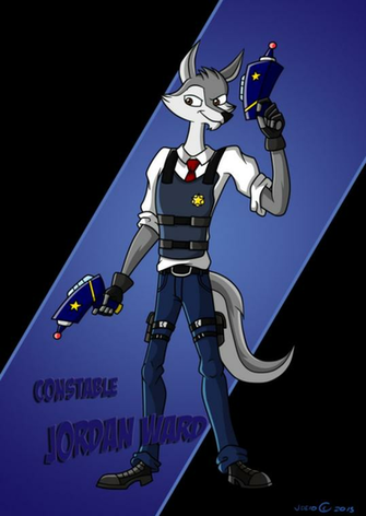 Sly Cooper Oc Jordan Ward By Jde10