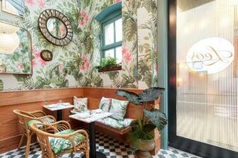 Restaurant Trend Modern Tropical Wallpaper Patterns Are