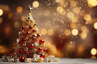 Merry Christmas And Happy New Year Ultra HD Desktop