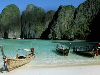 Background Wallpaper Thai Boats