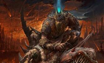 Wallpaper Land Dark Warrior