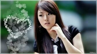 Cute Asian Girl Wallpaper