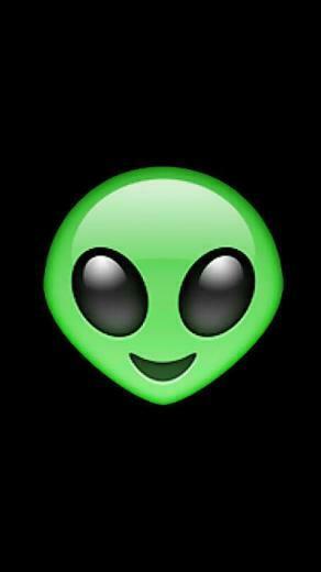 Alien Background Emoji Pale Wallpaper Shopjeen Image