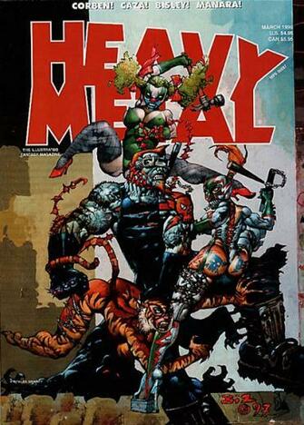 Heavy Metal Magazine March Simon Bisley Gallery