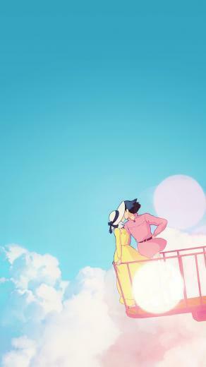 Studio Ghibli Howl S Moving Castle Phone Wallpaper