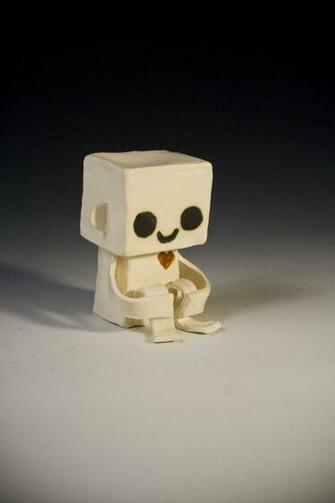 Cute Box Robots Wallpaper Image