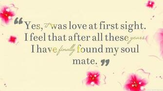 Finally Found My Soulmate Quotes Wallpaper Baltana