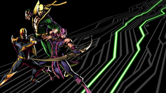 Umvc3 Team Wallpaper Hawkeye Nova And Iron Fist By Bxb Minamimoto