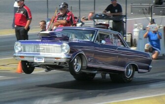 Chevrolet Nova Ss Drag Car Wallpaper