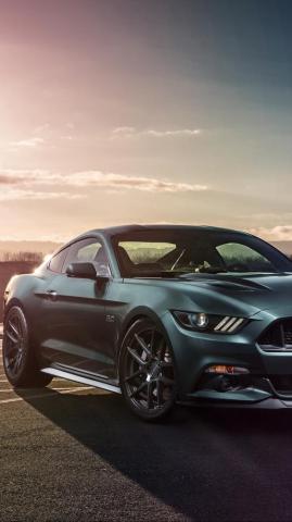 Wallpaper Ford Mustang Gt Side Sports