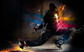 Hip Hop Child Graffiti Wallpaper L