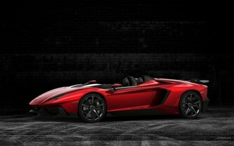 Red Lamborghini Wallpaper HD Background