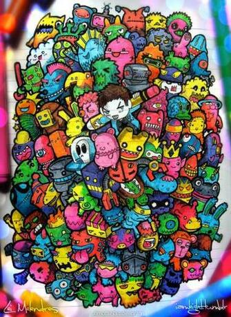 Doodle Monsters By Lei Melendres