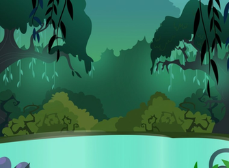 Swamp Cartoon Focus Background By Dewlshock
