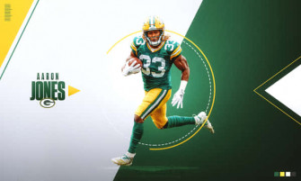 Nfl Running Back Aaron Jones Wallpaper