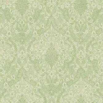 Chesapeake Essex Green Lacey Damask Wallpaper Sample Mea79073sam