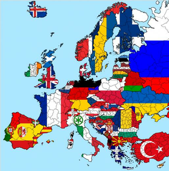 Country Flags Europe Maps HD Wallpaper General