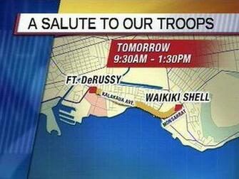 Waikiki Ready To Salute Our Troops