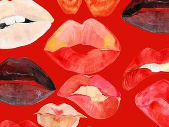 Cute Lips Wallpaper