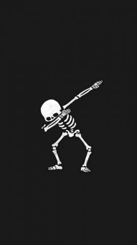 Funny Skeleton Wallpaper Top Background