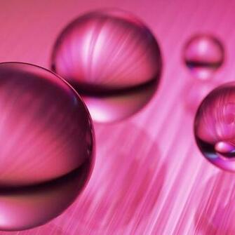 3d Pink Beads iPad Air Wallpaper