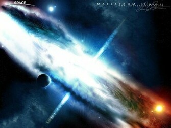 Trippy Space Background