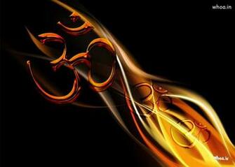 Om Symbol Dark Background HD Wallpaper Syambols Photos And