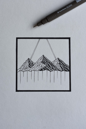 Black And White Drawings X Wallpaper