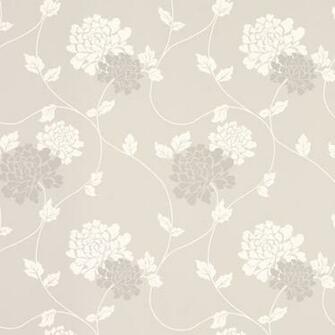 Home Decorating Wallpaper Isodore Dove Grey Floral