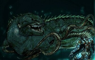 Exploring Water Dragon Dragons Wallpaper