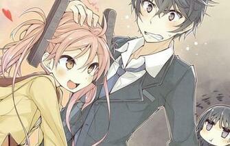 Wallpaper Anime Black Bullet Enju Aihara Kisara Lady