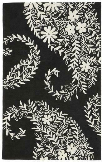 Pbteen Tufted Paisley Rug Black In Background