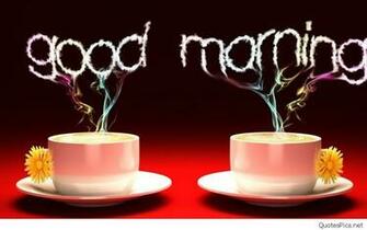 Good Morning HD Wallpaper With Coffee