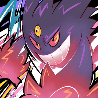 Mega Gengar By F Sonic