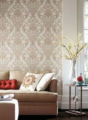 Olson Inspired Elegance Candice Paisley Tasara Wallpaper